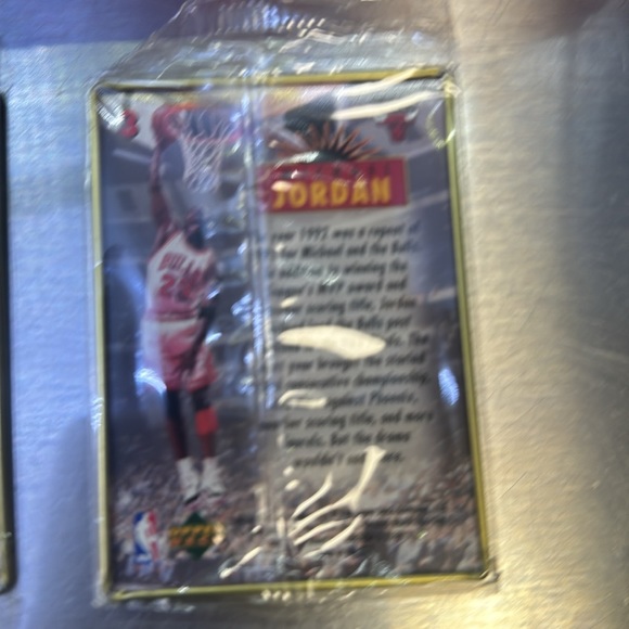 Michael Jordan 5 All Metal Collector Cards - Picture 11 of 11